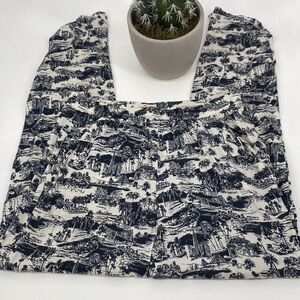 Marine Layer San Francisco toile print‎ Allison Pants XS